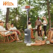 Parasol chauffant pour terrasse au gaz - 13KW - pour 25 m²