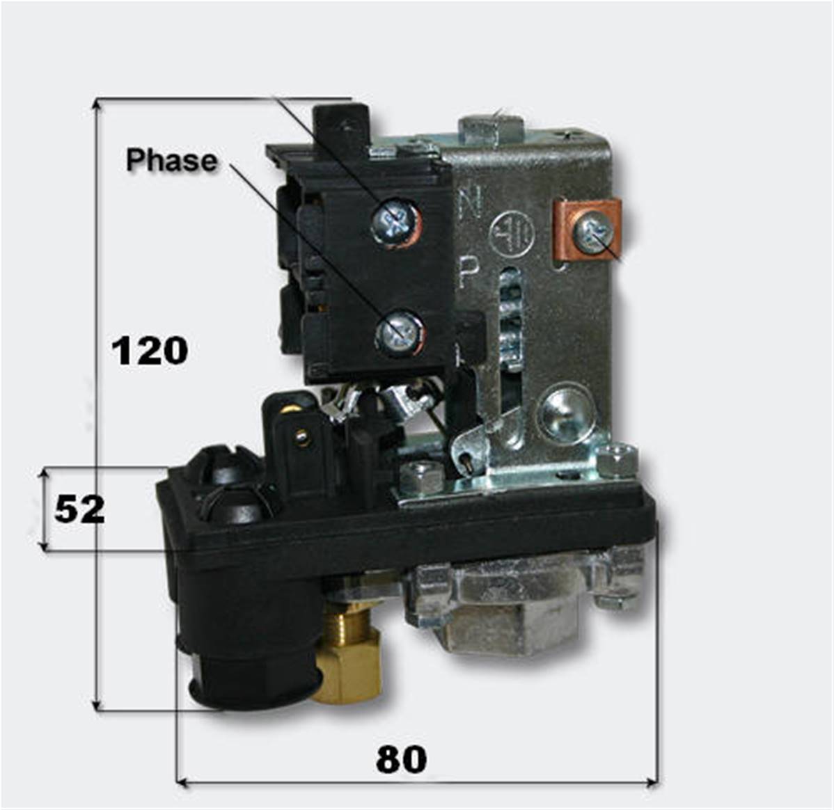 Pressostat de compresseur d'air, contrôleur de pompe à 240 V, tension  maximale, économie d'énergie pour équipement
