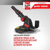 Taille haie * Elagueuse * Coupe Bordure sur batterie + chargeur