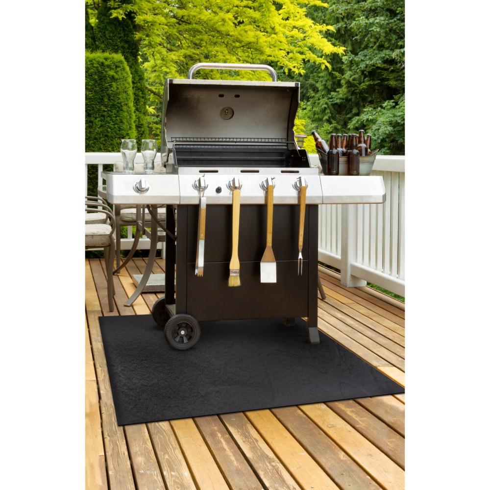 Tapis barbecue 10x120 colors gris anthracite