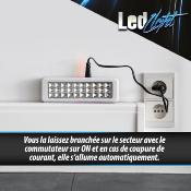 Lampe LED de secours alumage automatique anti black out